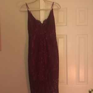 Bardot Lace Pencil Dress